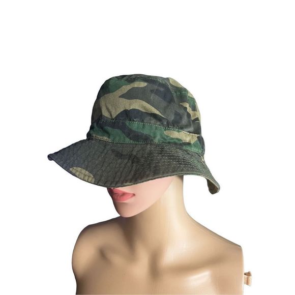 Vintage Accessories - Camo vintage Y2K fisherman hat one size